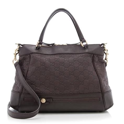 gucci mayfair small top handle shoulder bag|GUCCI Guccissima Small Mayfair Shoulder Bag Brown.